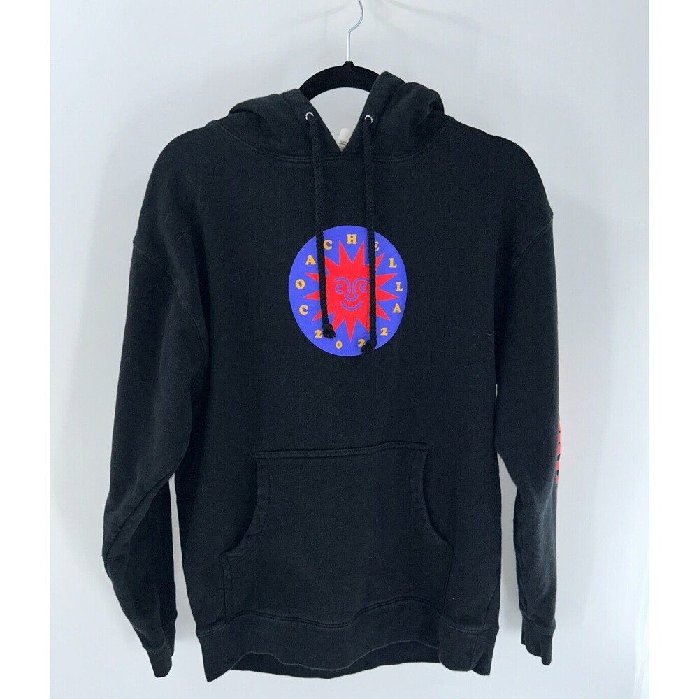 Women's Independent Trading Co. Coachella 2022 Festival Black Hoodie Size M